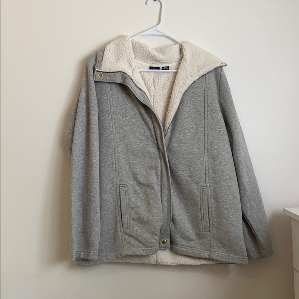 gray jacket - Picture 2 of 2